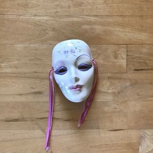 Ceramic face mask home decor